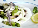 Ricetta Insalata di moscardini, asparagi e funghi