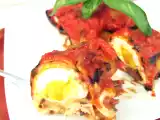 Ricetta Involtini di melanzane con prosciutto e scamorza