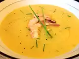 Ricetta Crema di zucca e gamberi