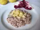 Ricetta Risotto con radicchio e cotogne