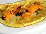 Ricetta Omelette con cozze ed erba cipollina