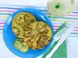Ricetta Frittelline con farina di ceci, zucchine e cipolla di tropea alla menta
