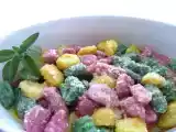 Ricetta Gnocchi di patate tricolore: spinaci, barbabietola e zafferano