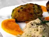 Ricetta Kebab di pesce e capperi con crema di melanzane arrostite