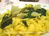 Ricetta Pappardelle al pesto