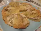 Ricetta Pizza di farina di ceci con sogliola e patate al rosmarino