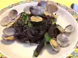Ricetta Pasta al nero di seppia con vongole