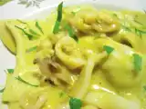 Ricetta Ravioli di orata al sugo di seppie