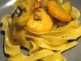 Ricetta Fettuccine mazzancolle e zucchine