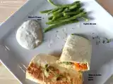 Ricetta Piadine con tacchino, carote e maionese all'origano