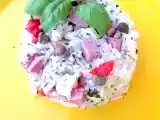Ricetta Insalata di riso con mortadella e formaggio dolce
