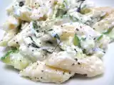 Ricetta Mezze penne con crema di ricotta e zucchine