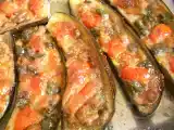 Ricetta Melanzane spaccate ovvero melanzane imbottite al forno