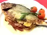 Ricetta Orate ripiene di gamberoni e speck