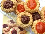 Ricetta Biscotti thumbprints con cioccolata o marmellata