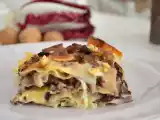 Ricetta Lasagna radicchio, scamorza e salsiccia