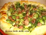 Ricetta Torta salata con broccoletti e salsiccia