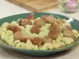 Ricetta Pasta con polpettine e crema di patate