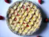 Ricetta Crostata con confettura di fragole e crema pasticcera