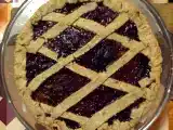 Ricetta Crostata integrale ripiena di marmellata alle more