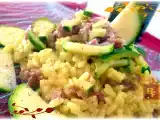 Ricetta Risotto con salsiccia e zucchine