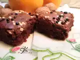 Ricetta Brownies con cioccolato fondente, noci e scorza d’arancia