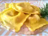 Ricetta Ravioli su crema di cannellini