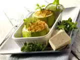 Ricetta Zucchine tonde ripiene di riso e salmone