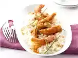 Ricetta Risotto allo spumante con scampi e paprica