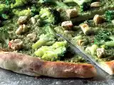 Ricetta Pizza con broccoli e acciughe