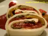 Ricetta Rotolo di mozzarella con melanzane e peperoni