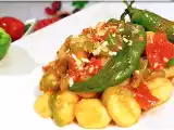 Ricetta Gnocchi di patate con peperoni e pomodorini