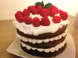 Ricetta Torta al cioccolato senza burro con frosting alla ricotta