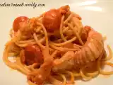 Ricetta Spaghetti con sugo di canocchie