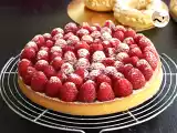 Ricetta Crostata ai lamponi e crema di mandorle