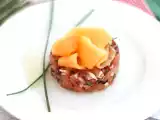 Ricetta Tartare di prosciutto, pomodori e melone