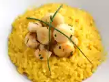 Ricetta Risotto capesante e zafferano