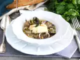 Ricetta Filetto di merluzzo con vongole e piselli