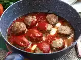 Ricetta Polpette al sugo con cuore di mozzarella