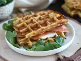 Ricetta Waffle salati ripieni con salmone affumicato e formaggio fresco
