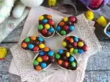 Ricetta Ovetti di pasqua ripieni con crema al cioccolato e m&m's
