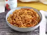 Ricetta Spaghettoni con salsa vegetariana