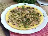 Ricetta Frittata con funghi e prosciutto cotto