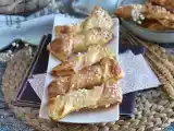Ricetta Treccine di sfoglia con crema pasticcera alla vaniglia