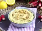 Ricetta Hummus con limoni confit, una delicata crema da aperitivo pronta in 10 minuti