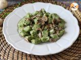 Ricetta Gnocchi di piselli con salsa ai funghi