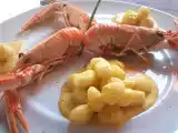 Ricetta Gnocchi con scampi e crema di ceci