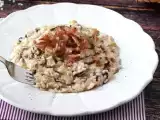 Ricetta Risotto radicchio, speck e philadelphia cremoso e saporito