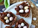 Ricetta Nidi di pasqua al cioccolato con cornflakes croccanti