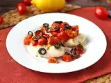 Ricetta Merluzzo in friggitrice ad aria con pomodorini, olive e limone: ricetta leggera e veloce